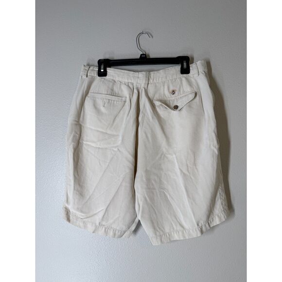 Tommy Bahama Silk Baggy Chino Shorts Mens Sz 36 Beach Quiet Luxury Minimalist - Picture 3 of 8